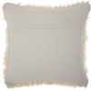 Soft White Shag Accent Pillow